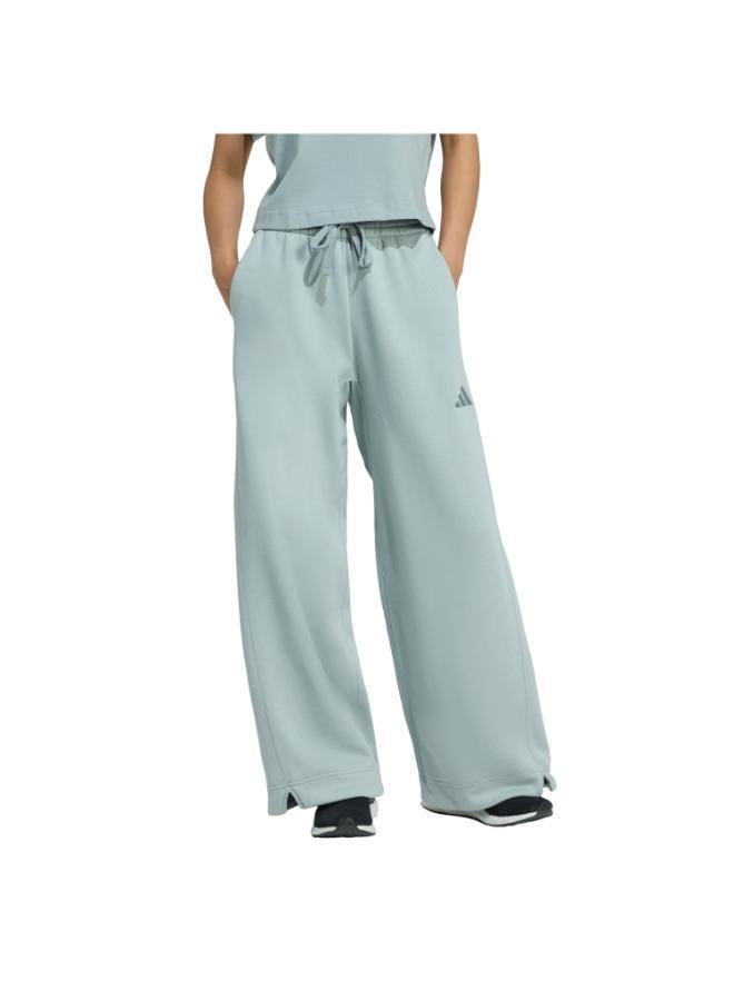 اديداس بنطال ALL SZN Fleece Loose Wide-Leg - Image 1